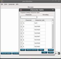 percEncDec linux